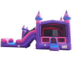 Pink Passion Combo Bouncehouse and Slide